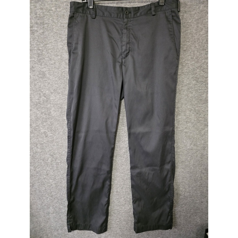 Nike Golf Dri-Fit Flat Front Tech Golf Pants Mens 34 x 32 Black 472532